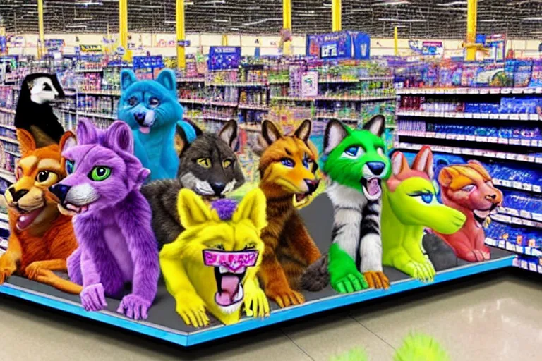 Image similar to photo of fursonas for sale at walmart