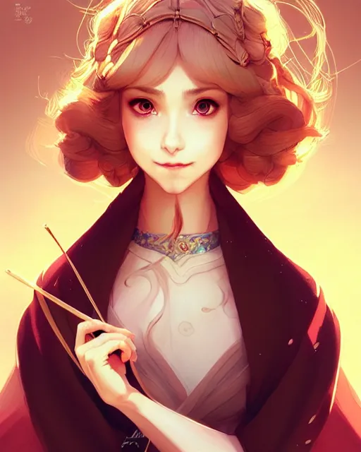 Prompt: portrait of a female bard, elegant clothes, fantasy, face like ester exposito, blonde shinkai makoto studio ghibli studio key hideaki anno sakimichan stanley artgerm lau rossdraws james jean marc simonetti elegant highly detailed digital painting artstation pixiv