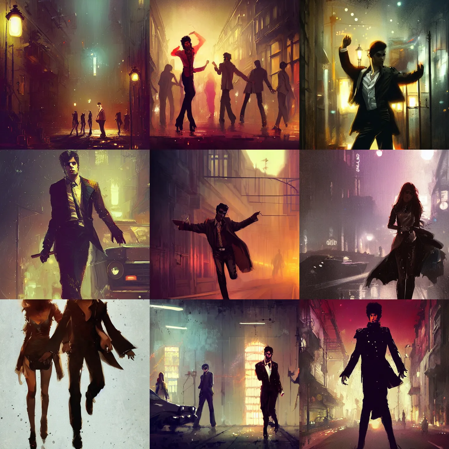 Prompt: digital art of saturday night fever. by greg rutkowski, trending on artstation, high quality artwork, steampunk style.