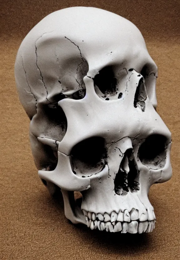 Image similar to human skull