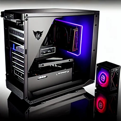 Image similar to surreal pc build, dream gamer pc. ultra realistic