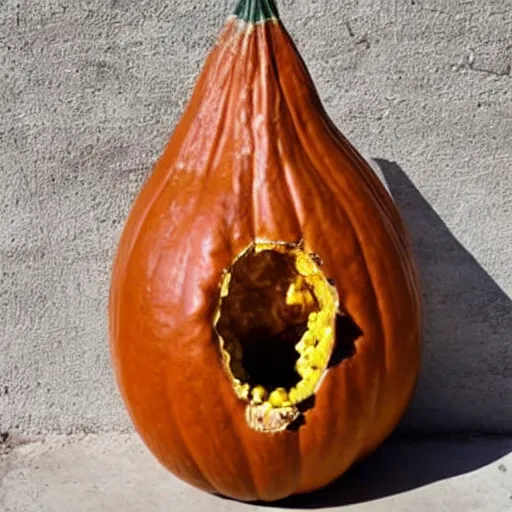 Image similar to gourd amber heard hybrid intercross mix as a gourd