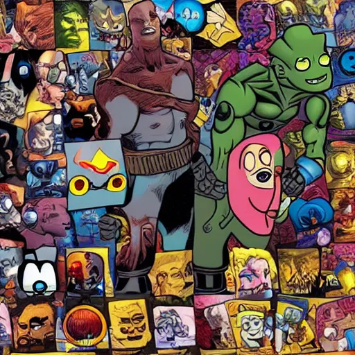 Image similar to games, cartoons, groot, endless, universe