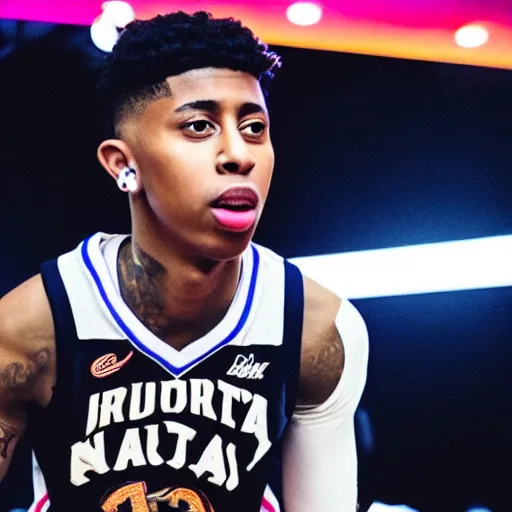 Prompt: nba youngboy rapper dancing