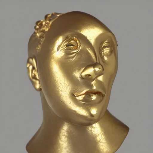 Image similar to bust with a golden piercing