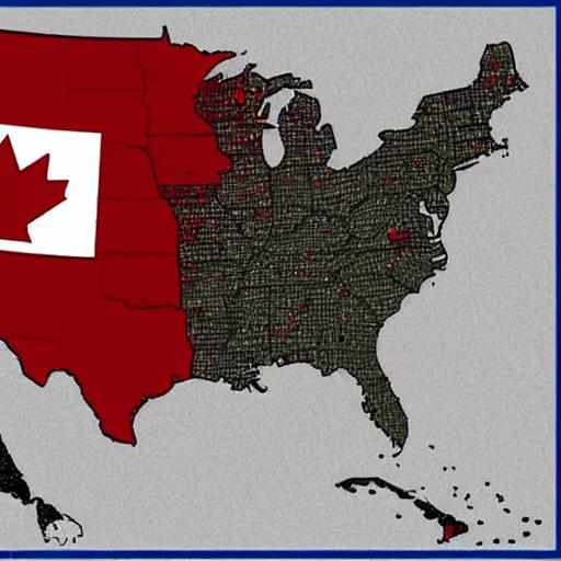Prompt: canada as part of the united states