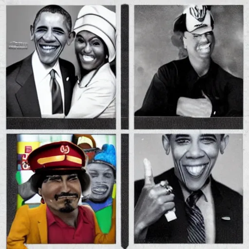 Image similar to Obama as the village people