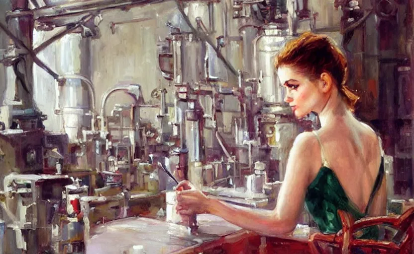 Prompt: Industrial complex. By Konstantin Razumov, highly detailded