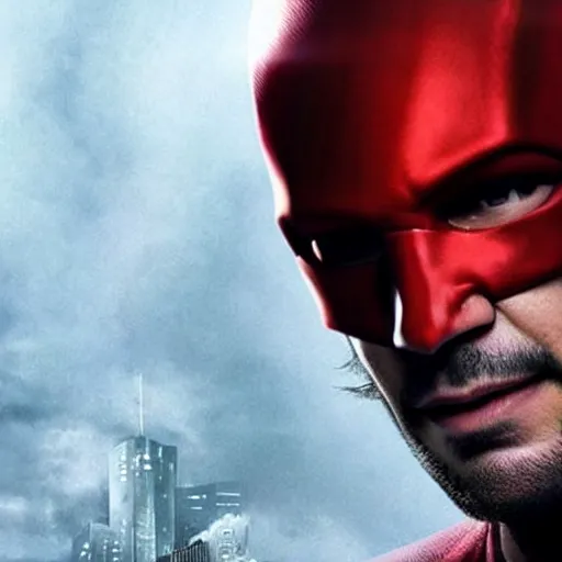 Prompt: Keanu Reeves as daredevil 4k detailed super realistic