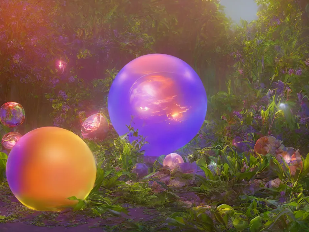 Image similar to the orb of dreams, sunlight study, art nouveau, by rachel ruysch and ( ( ( ( lisa frank ) ) ) ), 8 k, sharp focus, octane render, ( ( ( kauai ) ) )