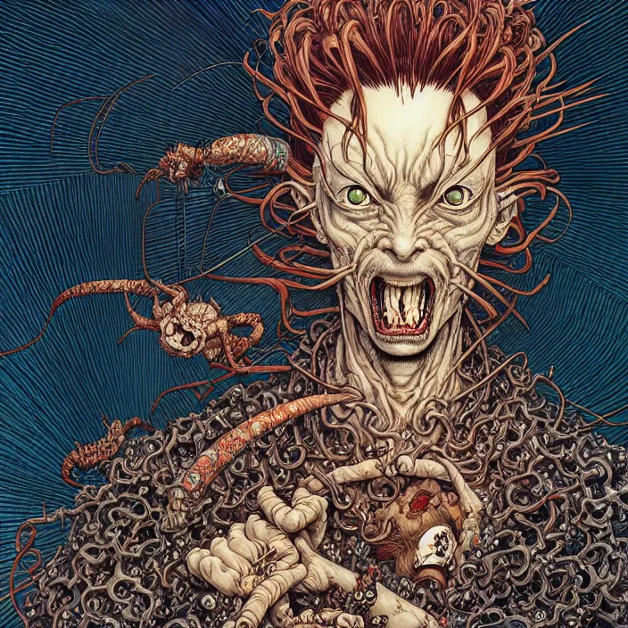 Image similar to portrait of crazy splinter, symmetrical, by yoichi hatakenaka, masamune shirow, josan gonzales and dan mumford, ayami kojima, takato yamamoto, barclay shaw, karol bak, yukito kishiro