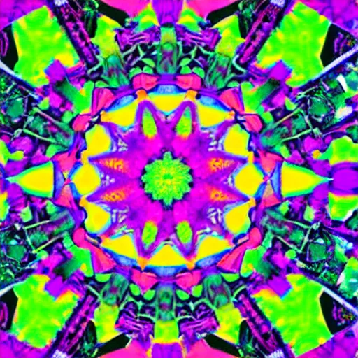 Image similar to A beautiful digital art of a man with a large head, sitting in what appears to be a meditative pose. His eyes are closed and he has a serene look on his face. His body is made up of colorful geometric shapes and patterns that twist and turn in different directions. It's almost as if he's sitting in the middle of a kaleidoscope! cool green by Frida Kahlo, by Chris Cunningham, by Octavio Ocampo