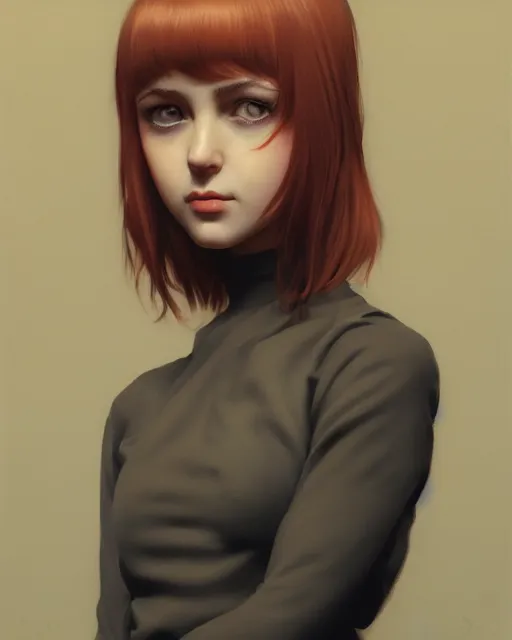 Image similar to a highly realistic, true to life portrait of a young woman, sharp focus, by ilya kuvshinov, by wlop, by tom bagshaw, trending on artstation, cinematic lighting, hyper realism, octane render, 8 k, hyper detailed.