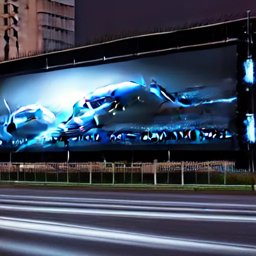 Image similar to sci-fi wall structure logotype and car on the coronation of napoleon and digital billboard in the middle in dark atmosphere by Ruan Jia Sheng Lam