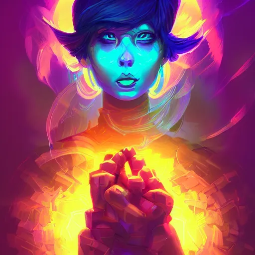 Image similar to skill magic deepdream radiating a glowing aura stuff loot legends stylized digital illustration video game icon artstation lois van baarle, ilya kuvshinov, rossdraws,