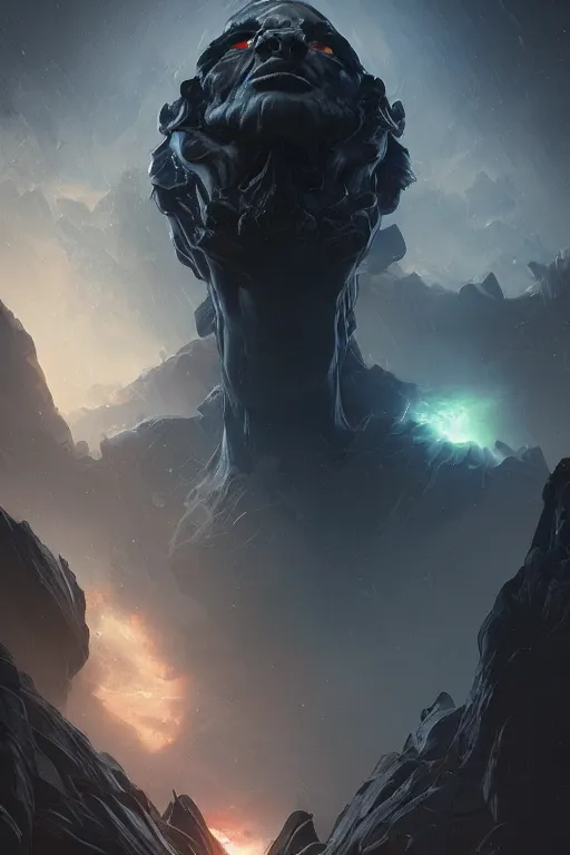 Image similar to portrait photo, celestial god overlord from the end of the Universe, dramatic lighting, cinematic, establishing shot, extremly high detail, foto realistic, cinematic lighting, post processed, concept art, artstation, matte painting, style by eddie mendoza, raphael lacoste, alex ross