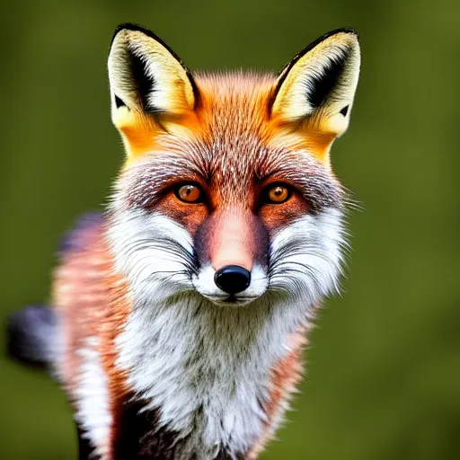 Prompt: fox , wildlife photography