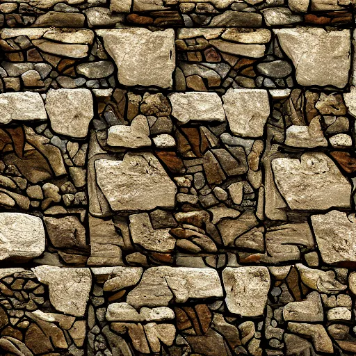 Image similar to stone wall texture, fantasy art style, matte painting, 2 d texture