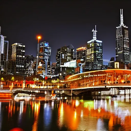 Image similar to melbourne at night