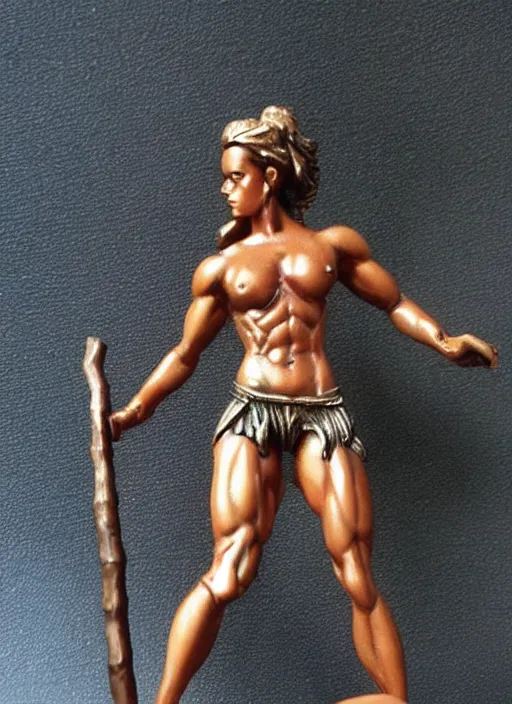 Image similar to Fine Image on the store website, eBay, Full body, 80mm resin detailed miniature of a muscular Goddess