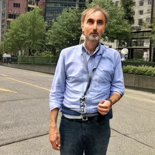 Prompt: photo of jurgen schmidhuber, godfather of all ai