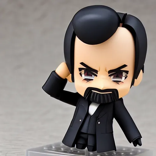 Prompt: Abraham Lincoln in the style of Nendoroid
