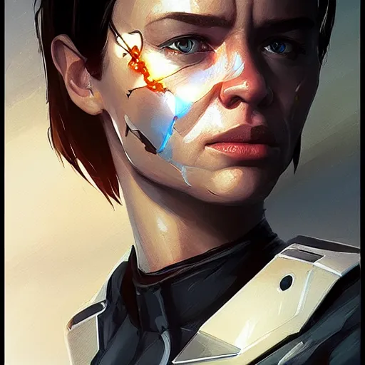 Image similar to face icon stylized minimalist terminator dark fate, loftis, cory behance hd by jesper ejsing, by rhads, makoto shinkai and lois van baarle, ilya kuvshinov, rossdraws global illumination