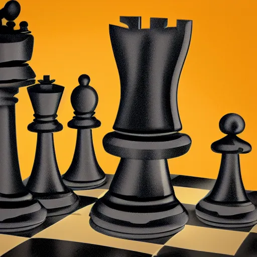 Image similar to chess fantasy, 2d matte colors, poster style