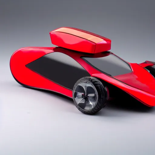 Image similar to futuristic red sporty electric hovercar 35mm 8k product photo