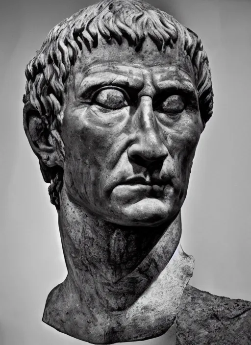 Image similar to a full portrait photo of julius caesar, f / 2 2, 3 5 mm, 2 7 0 0 k, lighting, perfect faces, award winning photography.