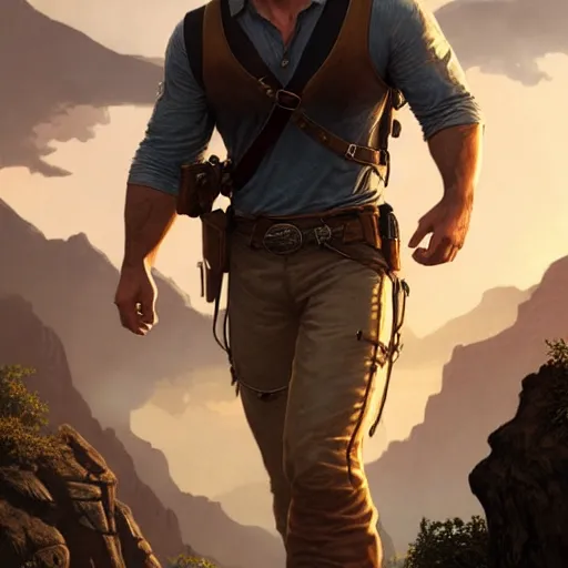 Henry Cavill as the Nathan Drake (Uncharted). : r/aiArt