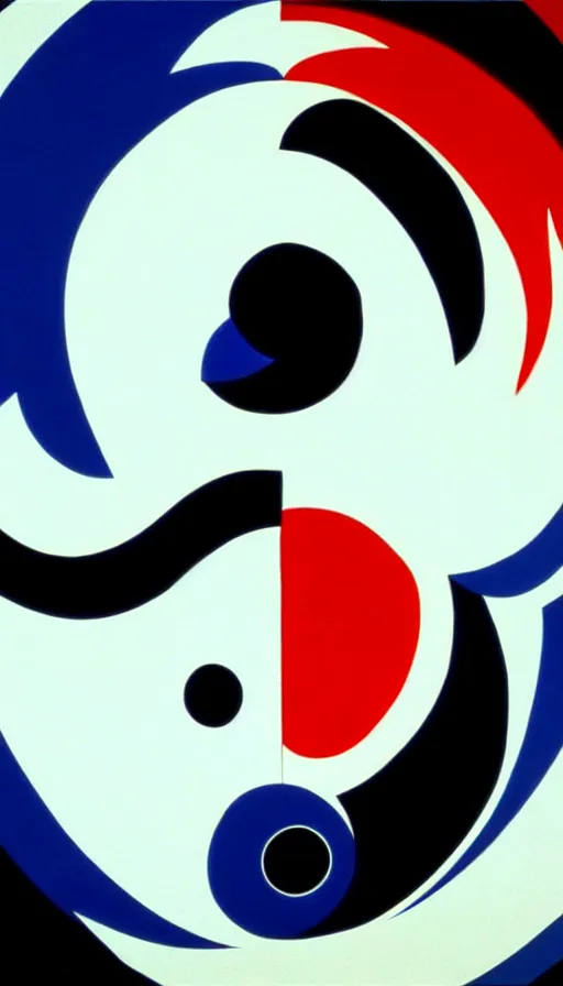 Image similar to Abstract representation of ying Yang concept, from Evangelion