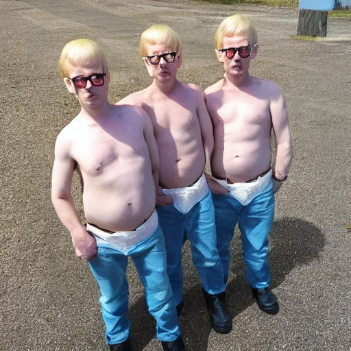 Image similar to the goodies as conjoined triplets