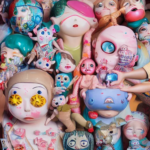 Image similar to a contemporary ceramic sculpture by hikari shimoda