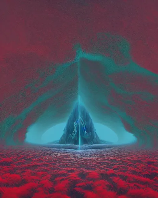 Prompt: mother nature cries out in agony. wide shot, detailed, sharp, 8 k, digital art by beeple.