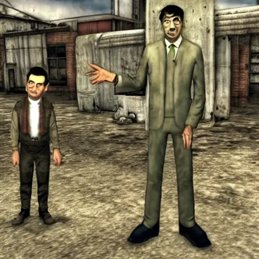 Image similar to mr bean in fallout 3