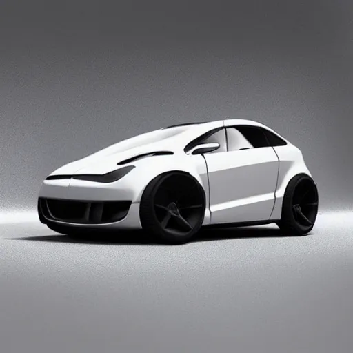 Prompt: “A car designed by Nike, unreal photorealistic”