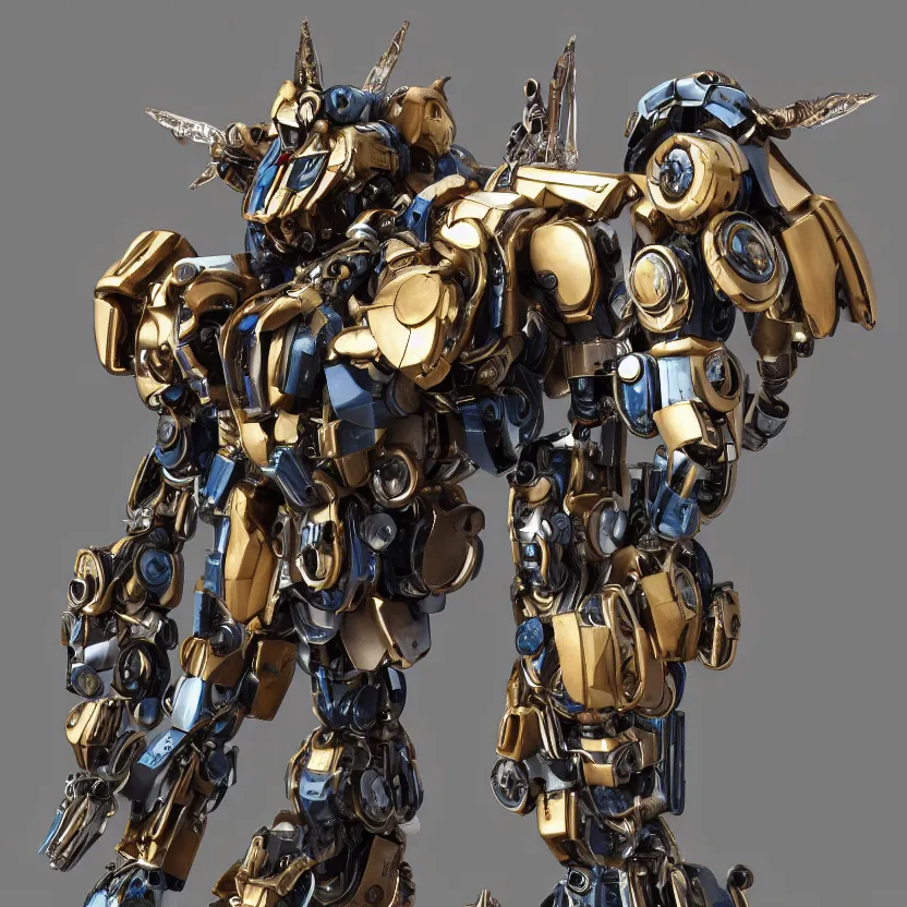 Prompt: hyper realistic mixed midea portrait of a beautiful mechanical steampunk gundam robot, stunning 3d render inspired art by kazuhiko nakamura and Toni Bratincevic, 8k octane beautifully detailed render, post-processing, extremely hyperdetailed, intricate futuristic mechanic parts, epic composition, maya, blender, grim yet sparkling atmosphere, cinematic lighting + masterpiece, trending on artstation,