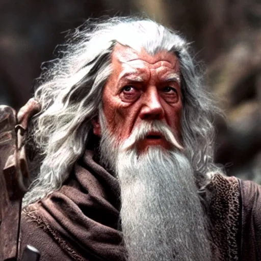 Image similar to gandalf in the movie blood diamond