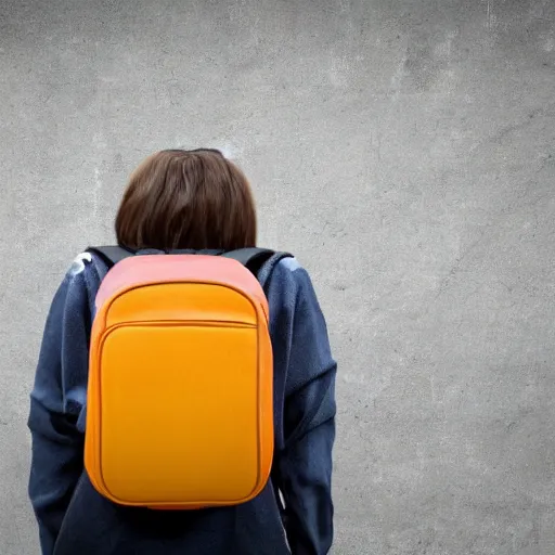 Image similar to a backpack that looks like a person