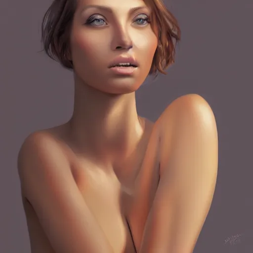 Image similar to a female model inspired by Avocado, highly detailed, photorealistic, digital painting, 8k resolution