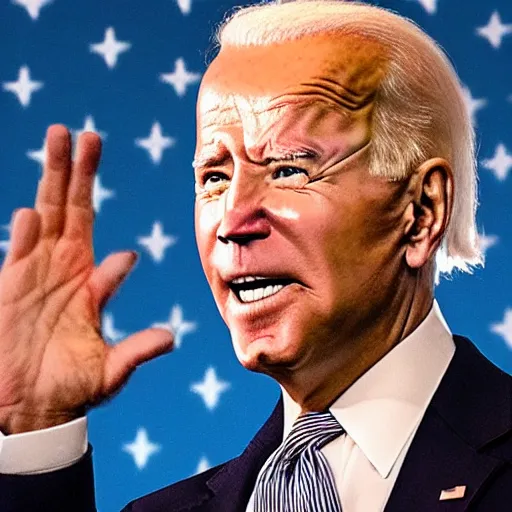 Prompt: joe biden as an evil wizard