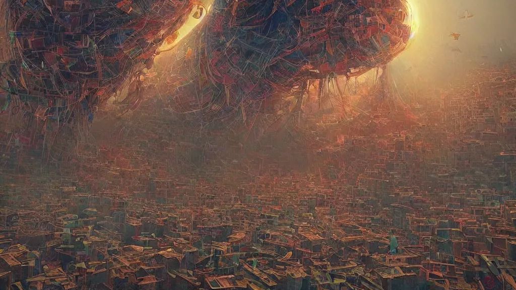 Prompt: an incredible digital artwork of the most amazing thing you've ever seen in your whole life, it's so cool you can't even believe it, it's so big and epic and beautiful. It just makes you want to cry. It's just the best thing you've ever seen. Oh my God! Holy shit. By beeple and Andreas Rocha and Michael Bay and it's cinematic and it's so sci-fi star wars lord of the rings arrival the matrix zbrush octane volumetrics atmospheric pbr so detailed oh wow and futuristic and cool omg holy shit omg. Dragons and the forest and skulls and a beautiful woman she's so beautiful and she's a magical sorceress elf omg holy jesus Trending on artstation. 8k. Super detailed.