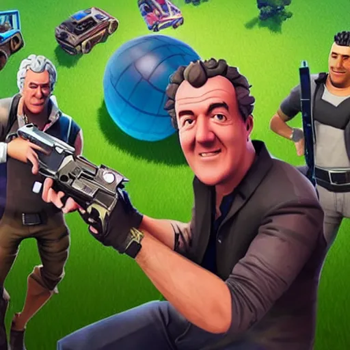 Image similar to “Jeremy Clarkson in Fortnite”