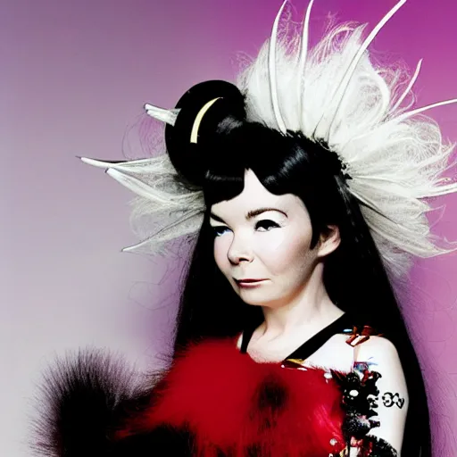 Image similar to bjork, shojo