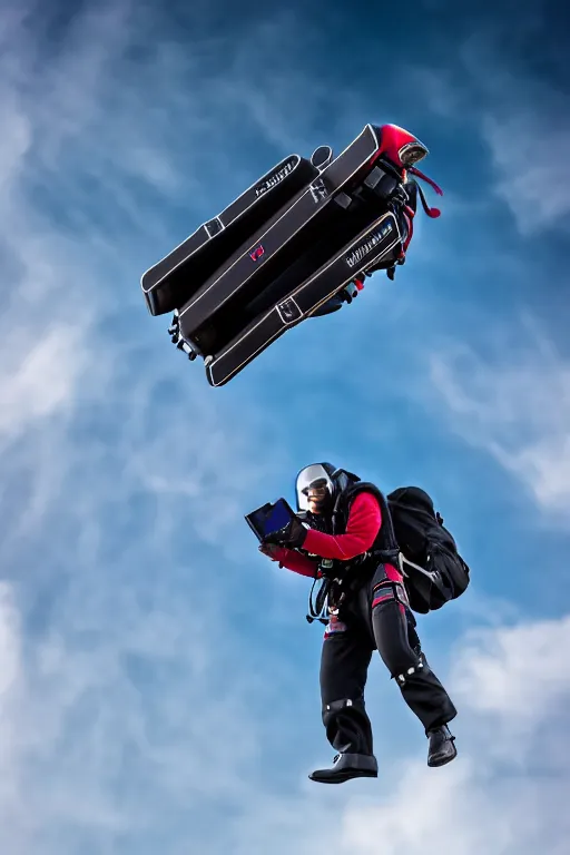 Image similar to joe bidden flying with jet pack, high resolution, photorealistic, cinematic, smooth, 4 k, aesthetic lighting, baroque object, sharp focus, hyperdetailed object, professional photography, pullitzer winning photo by : canon eos 5 d mark iv, by karah mew and adnan abidi and jodie bateman