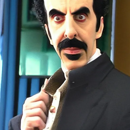 Image similar to “borat as dr strange”