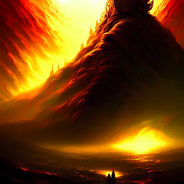 Prompt: the power of a king, amazing digital painting, by anato finnstark, anato finnstark digital art, intricate details, ultra realistic, beautiful art, volumetric lighting, ultrarealistic, by anato finnstark, trending cgsociety, artstation