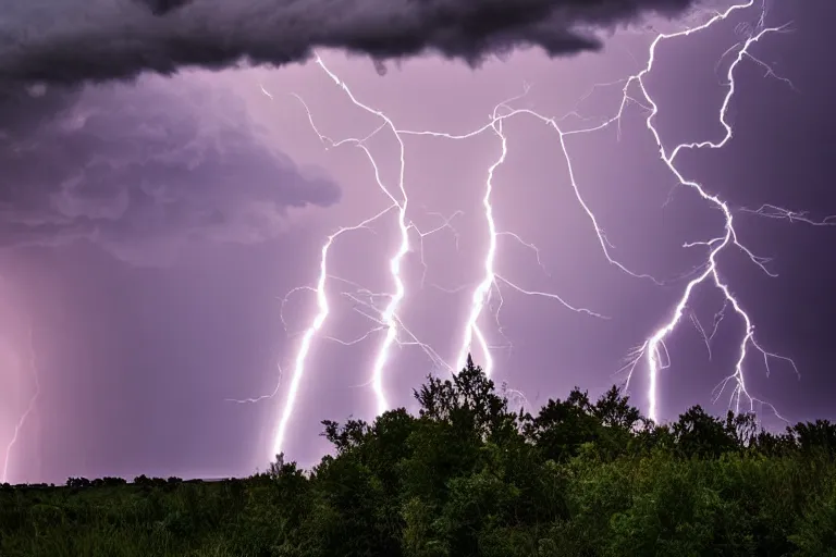 Prompt: a photograph of a tornado tornado tornado, thunderstorm supercell, lightning bolts, illuminated from various angles by setting sun light, cinematic, dramatic lighting, clouds mystic hue