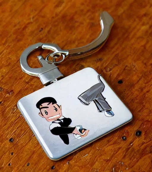 Image similar to realistic keychain of 'Sykes from 1999 Inspector Gadget film'